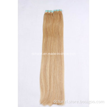 Full Cuticle Best Selling 5A Grade Top Quality Blond Color Brazilian Tape Hair Extensions